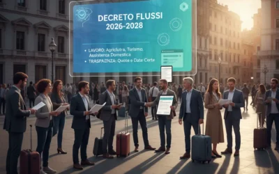 Italy’s Flussi Decree 2026–2028: 500,000 Work Visa Quotas Announced